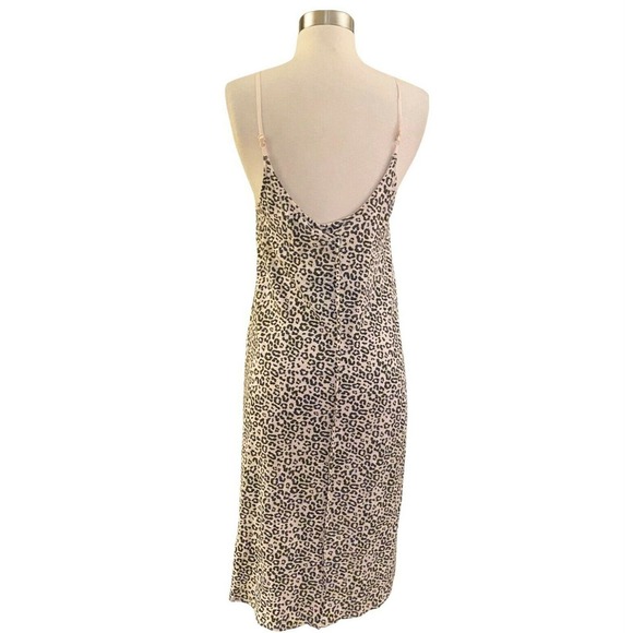 ATM Leopard Slip Dress Anthony Thomas Melillo  Lunar Combo Sleeveless Cami Small - Picture 6 of 10